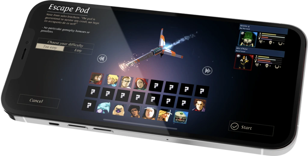 Dungeon of the Endless: Apogee mobile mockup