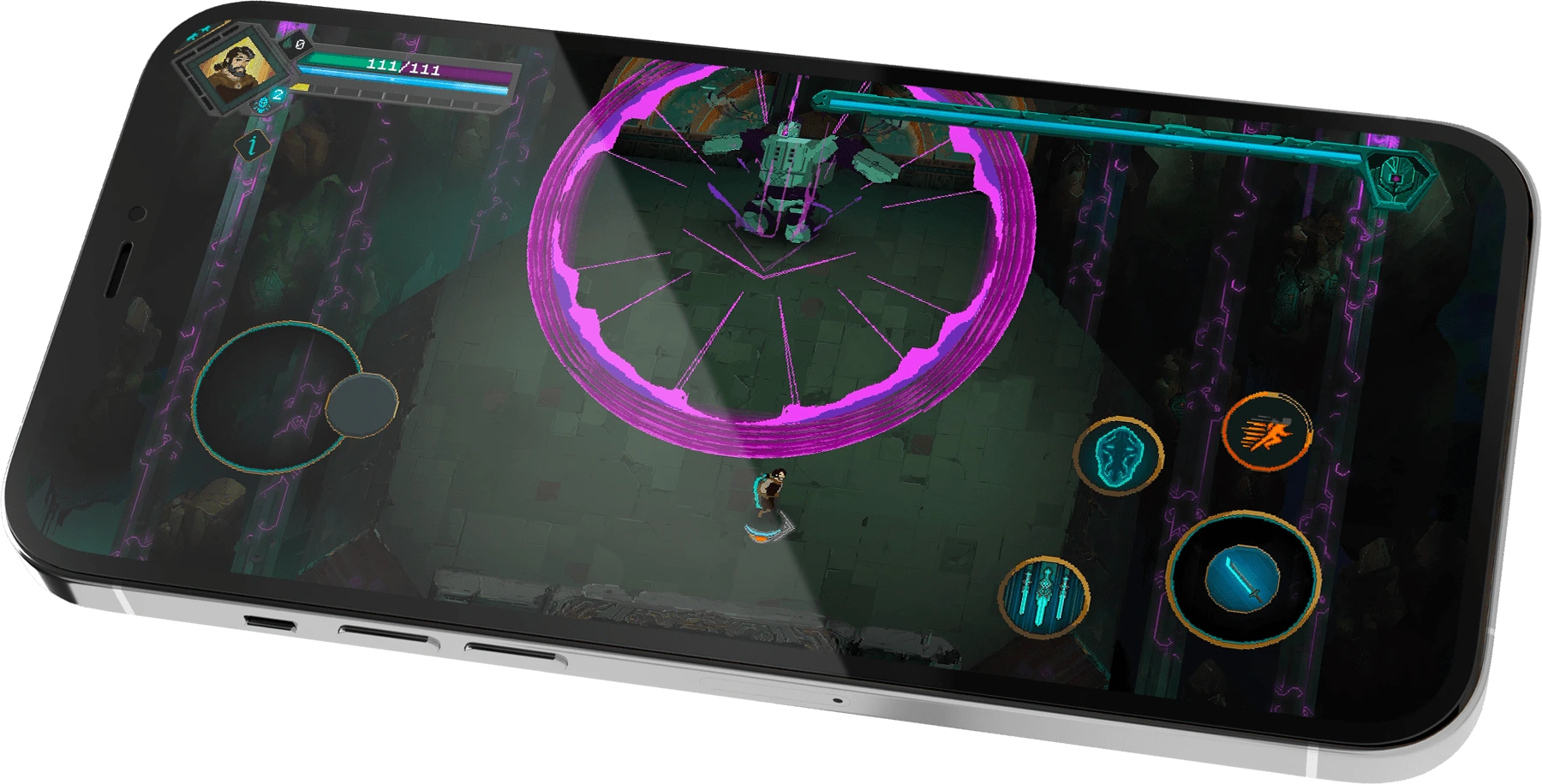 Children of Morta mobile mockup